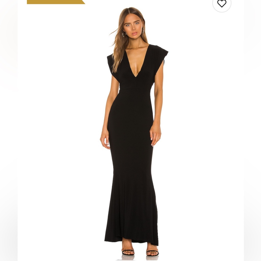 X Revolve V Neck Rectangle Gown size XS. 
Worn once. Perfect condition.